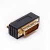 Arnorin DVI-D Male to DVI-I Female Port Saver Adapter Compact