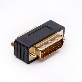 Arnorin DVI-D Male to DVI-I Female Port Saver Adapter Compact Size Gold Plated