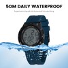 Dayllon Metal Case Ultra-Thin Minimalist Sports Digital Watch for Men