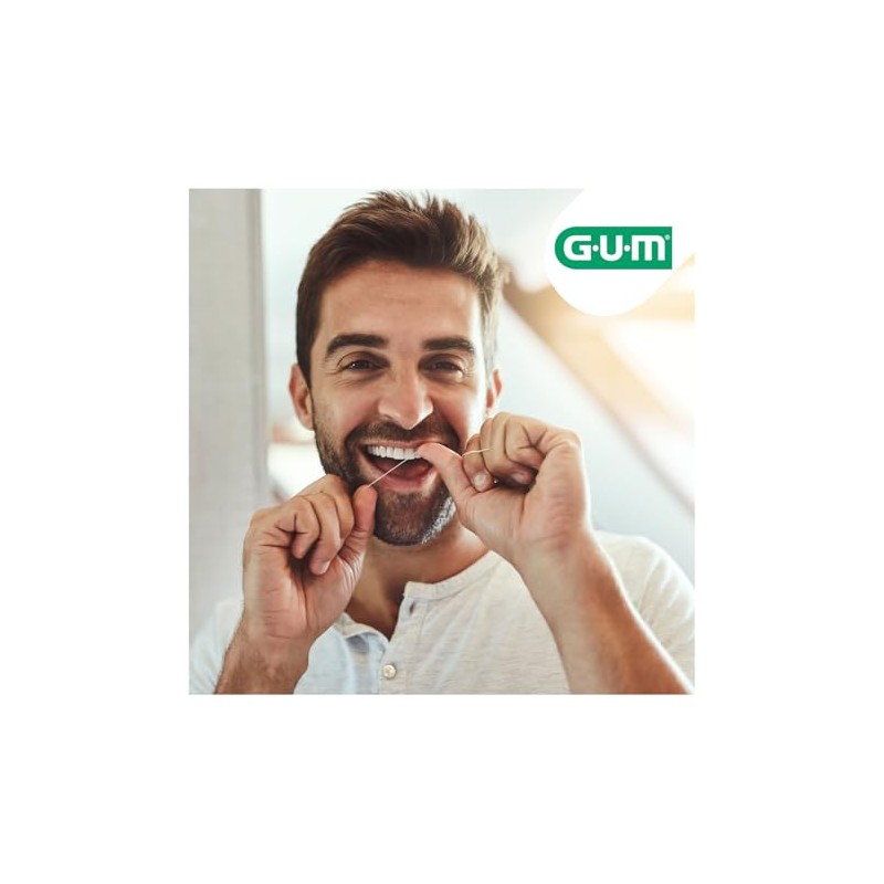 GUM Hilo Dental Té Verde Carrete de 35 m, doble