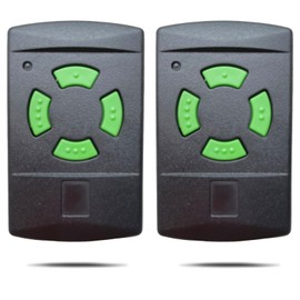 26.995 MHz Garage Door Opener for Handheld Transmitter, Garage Door Remote Control Compatible with 26 MHz 26.9 MHz Hormann HSM2 HSM4 HS1 HS2 HS4 HSE2 HSZ1 HSZ2 HSP4 Pack of 2