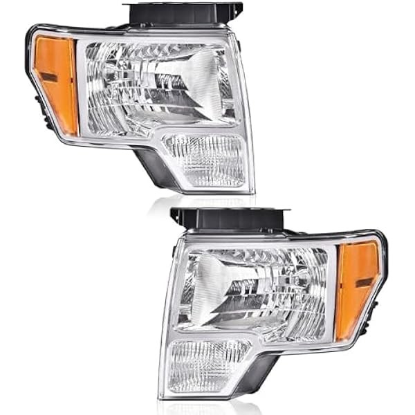 PIT66 Headlight Assembly Compatible with 09-14 Ford F150 2009-2014, Left