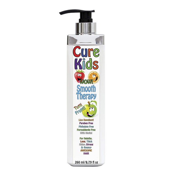 Cure Kids Wow! Smooth Therapy Silky Shiny Hair Treatment for your kids. Safe, Swimmers Safe for all little ones children child baby babies hair (8 fl oz)