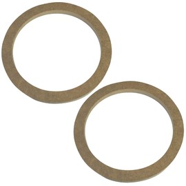 AERZETIX - C52064 - Set of 2 Adapters/Brackets/Universal Speaker Rings Ø165mm - Ø177xØ144x12mm - Spacer/Ring Made of MDF for Speakers/Car/Vehicle/Sound Systems