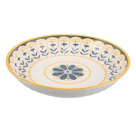 Mikinona Ceramic Pie Dish Oven Safe Platter Charcuterie Plate Round Fruit Serving Plate Decorative Dinnerware Set