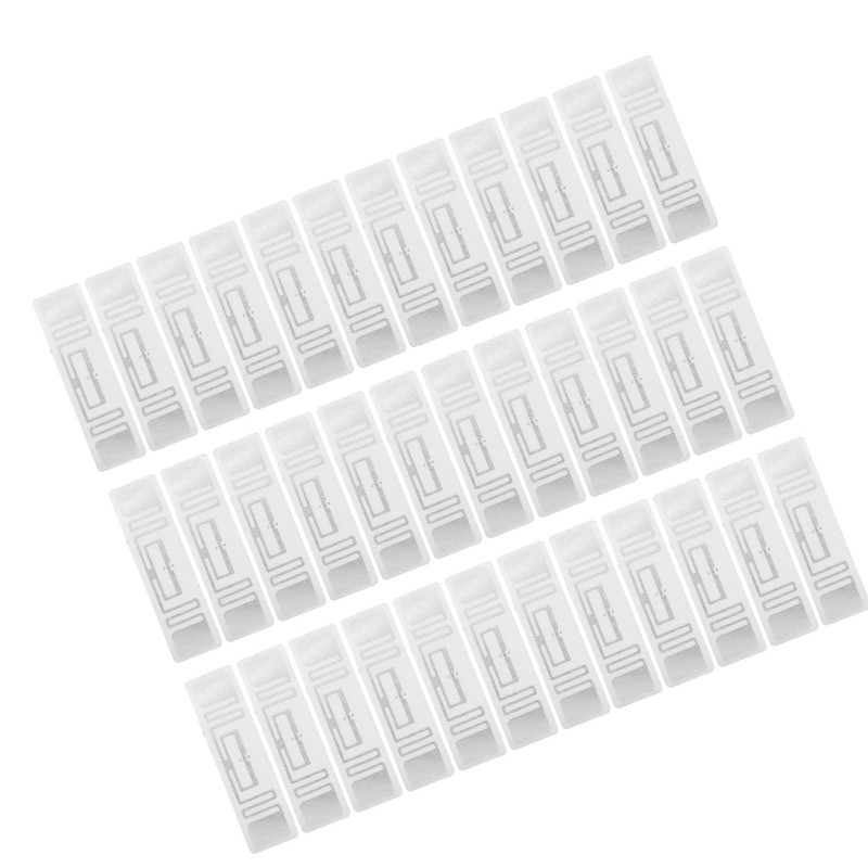 100pcs UHF RFID Labels 860‑960MHz UR108 Chip Reusable Electronic Tag