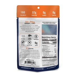 Original Kalahari Biltong, Air-Dried Thinly Sliced Beef, 2oz (Pack of 3), Sugar Free, Gluten Free, Keto & Paleo, High Protein Snack