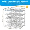 BingoHive Stackable 5 Tiers Can Organizer Pantry, Canned Food Holder