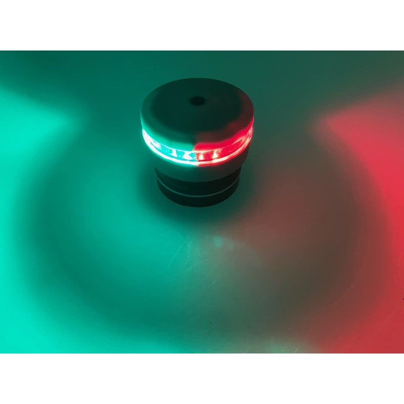 Pactrade Marine Grey Housing Navigation Light Surface Mount Adhesive Base