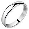 Meixao Unisex Solid 925 Sterling Silver Highly Polished Wedding Ring