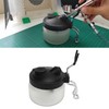 Airbrush Cleaning Pot with Holder Multifunctional Airbrush Wash Cleaner Tools