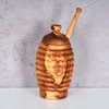 Honey Stick Approx. Height 14 cm Olive Wood Including Honey