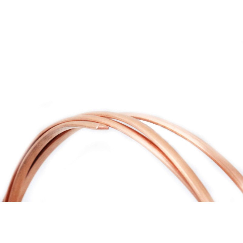 Craft Wire 10 Gauge, 99.9% Pure Copper Wire, Half Round,