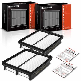 A-Premium 2-PC Engine Air Filter Compatible with Toyota Yaris 2016-2020, Yaris iA 2017-2018 & Scion iA 2016, 1.5L, Replace# 17801-WB001, P51F133A0