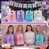 Gersoniel 24 Pack Ghost Clear Gift Bags with Handles