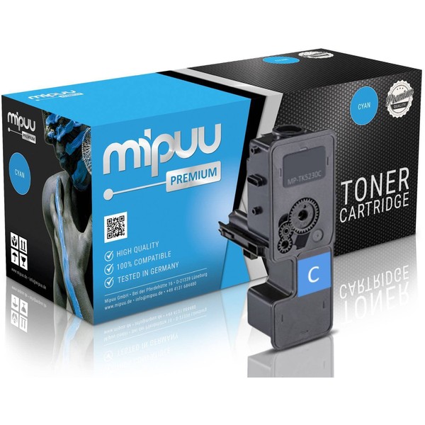 Mipuu Toner Compatible with Kyocera TK-5230C Cyan for Kyocera Ecosys