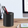 Pen Pencil Holder for Desk, Aluminum Pencil Cup Round Pen