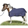 HKM Economic Turnout Blanket with Polar Fleece Lining, Dark Blue,