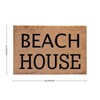 Coir Door Mat Non Slip Beach House Farmhouse Housewarming Front