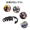 120 Pcs E-Shape Snap Ring Kit Circlip Axle Ring 10