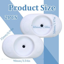 Pack of 2 Safety Wall Protection Pads, Stair Gate Screws, for Doors, Child Lock, Stair Gate, Children's Gate, Pet Stair Gate, Baby Gate, Wall Protection Pads No Drilling