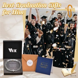 Men's Compass Bracelet 2024 Graduation Gifts for Him, College, High, Middle School Graduation Gifts for Him Son Brother Daughter Boyfriend Form Mom Sister Girlfriend First Day of School Back to School Congratulations Gift Ideas Christmas Stocking Stuffer