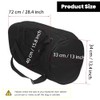 Black Padded Baritone Horn Gig Bag - Heavy-Duty Oxford Carrying