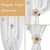 Curtain Tie Backs for Curtain Drapes, Boho Decor Holdback Clamp