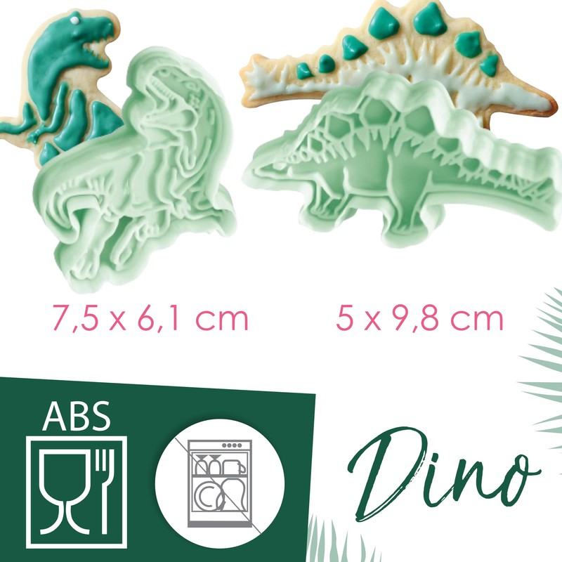 Dino Ejector Cutter (Pack of 2)