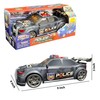 eBigValue Friction-Powered Police Toy Car Push and Go Pull-Back Car