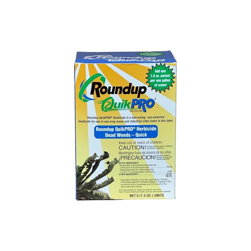 Roundup Quick Pro 1 box Makes 5 Gallons-3 Boxes