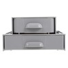 Operitacx 2pcs Hidden Drawer under Table Ground Coffee Container Dividers