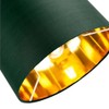 Contemporary and Chic Forest Green Cotton 10" Table or Pendant