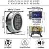 MOUNT Gun Safe Replacement Lock Chrome Digital Keypad Electronic Lock