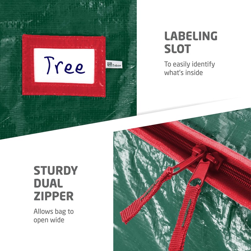 (Green) - Zober Christmas Tree Bag - Artificial Christmas Tree