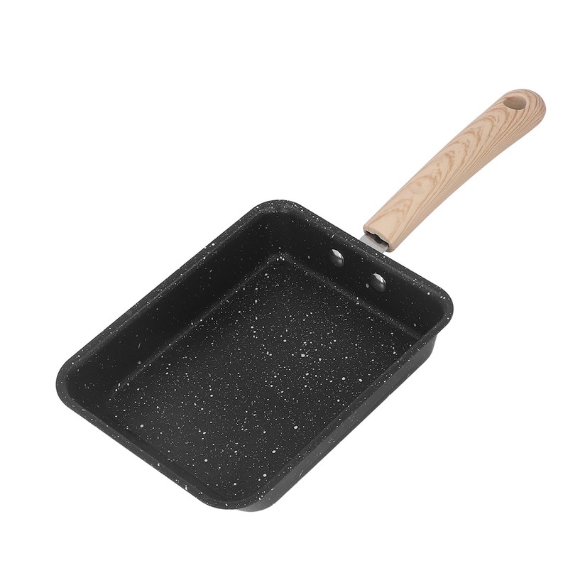 Frying Pan Iron Non Stick Coating Square Thick Multifunction Japanese