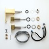 Beiyi Roman Tub Faucet Brushed Gold Deck Mount Waterfall Bathtub