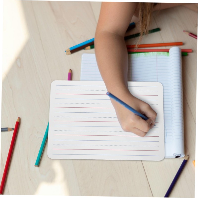 Operitacx Dry Erase Board with Lined for Kids Dry Erasable