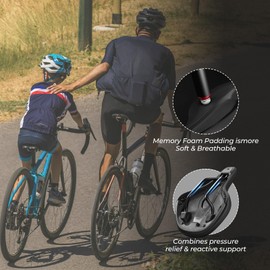 ROCKBROS Children's Bicycle Saddle, Shock-Absorbing and Waterproof Children's Saddle with High Density Foam Padded, Soft and Breathable, for Children's Bike, MTB, City Bike & Road Bike