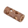 AIMALL Solid Wood Activity Tunnel for Hamsters and Gerbils, Natural