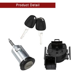 Fireyouracing Locking Cylinder Ignition Switch Replacement Parts Replace Vehicles in Operation for Combo Corsa Meriva 0913694 0913652