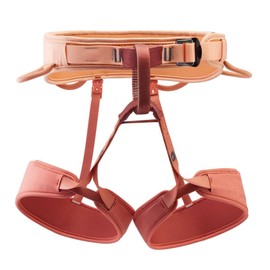 PETZL CORAX LT Women Comfortable, Durable Women's Harness for a Variety of Climbing objectives, S, Coral Sand