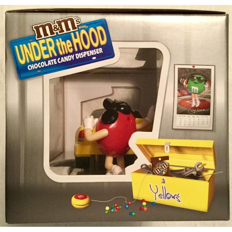 M &M's Under the Hood Chocolate Candy Dispenser