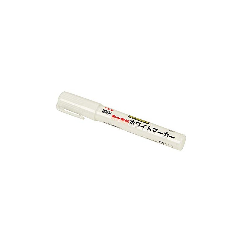 Fueki BM1-H Waterproof Architectural Chalkboard White Marker, Round Core 0.08