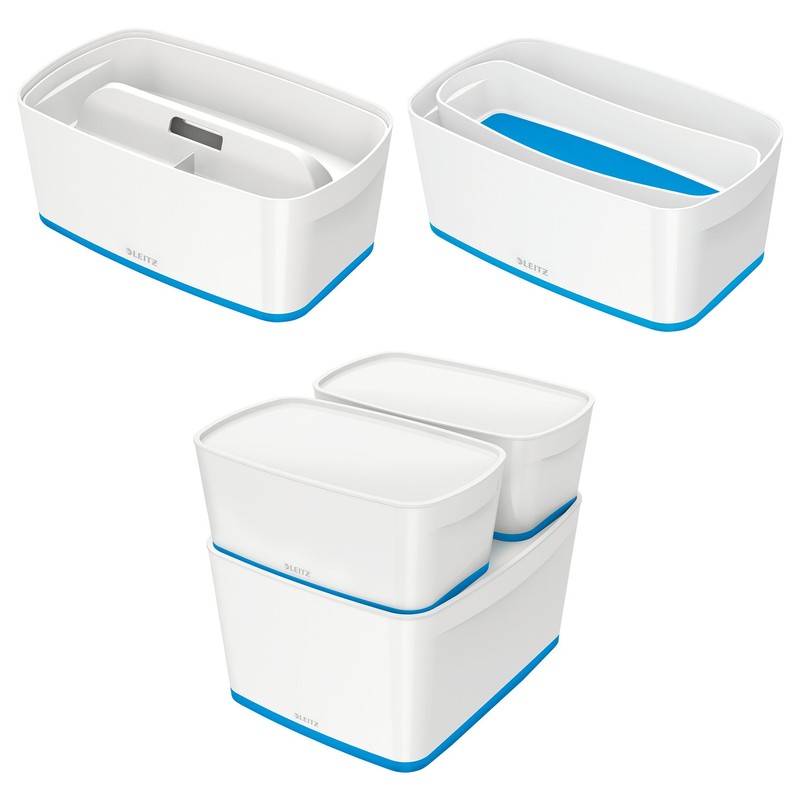Leitz A5 MyBox Small with Lid, Storage Box for Home
