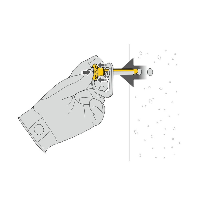 Petzl, Coeur Pulse 12 Mm, Removable Anchoring With Locking Function,