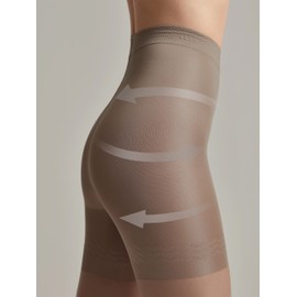 Conte Body Shaping Sheer Compression Pantyhose Tights Control 20 Den, Shade, Medium