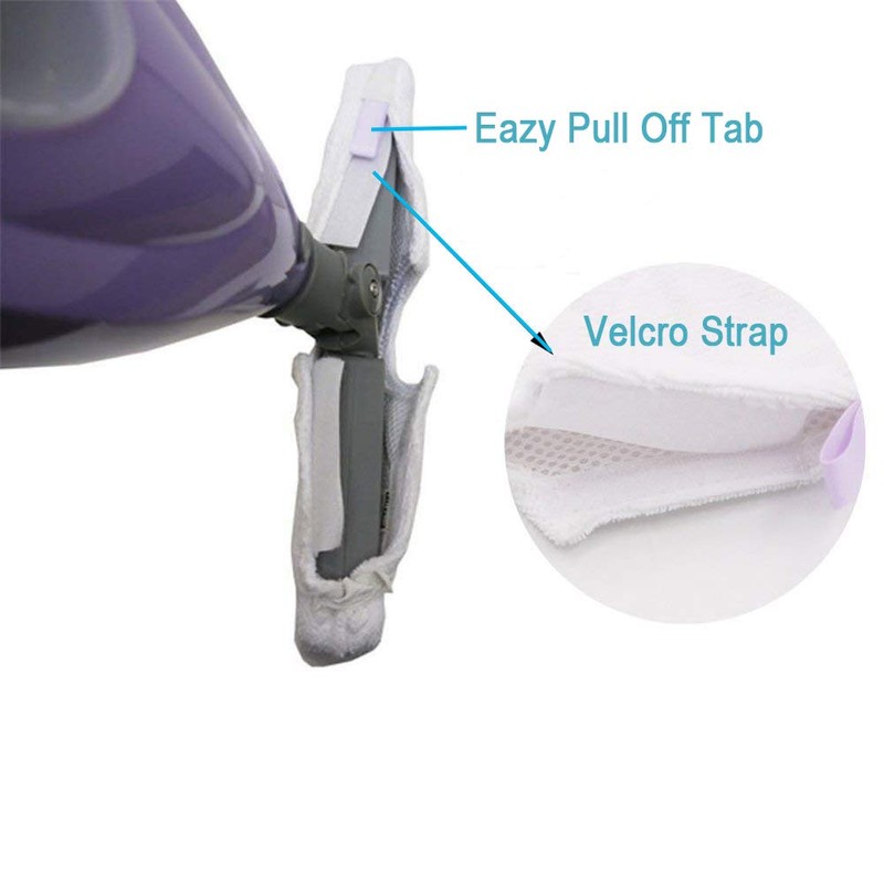 Turbokey 3pcs Euro-Pro Cleaning Mop Pads Replacement Double-Sided XL Microfiber