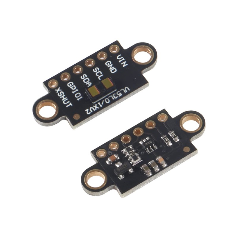 AITRIP 2pcs VL53L1X Laser Ranging Flight Time Sensor Module with
