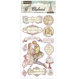 Stamperia International Chipboard-Sleeping Beauty, Various, 15 x 30 cm